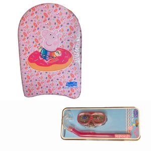 NEW Peppa Pig Snorkel Set & 18" Body Board Bundle